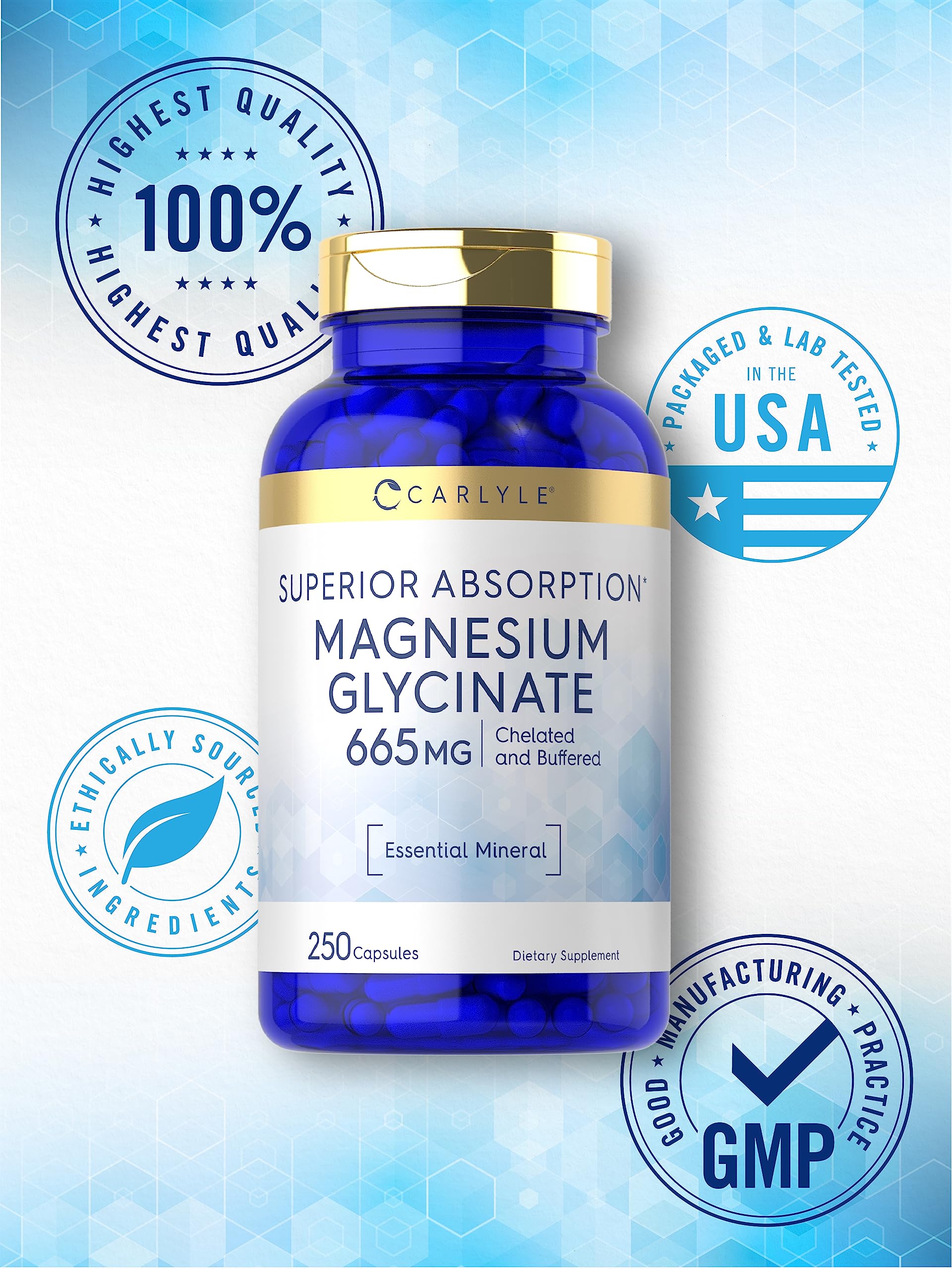 Non-GMO and gluten-free magnesium supplement