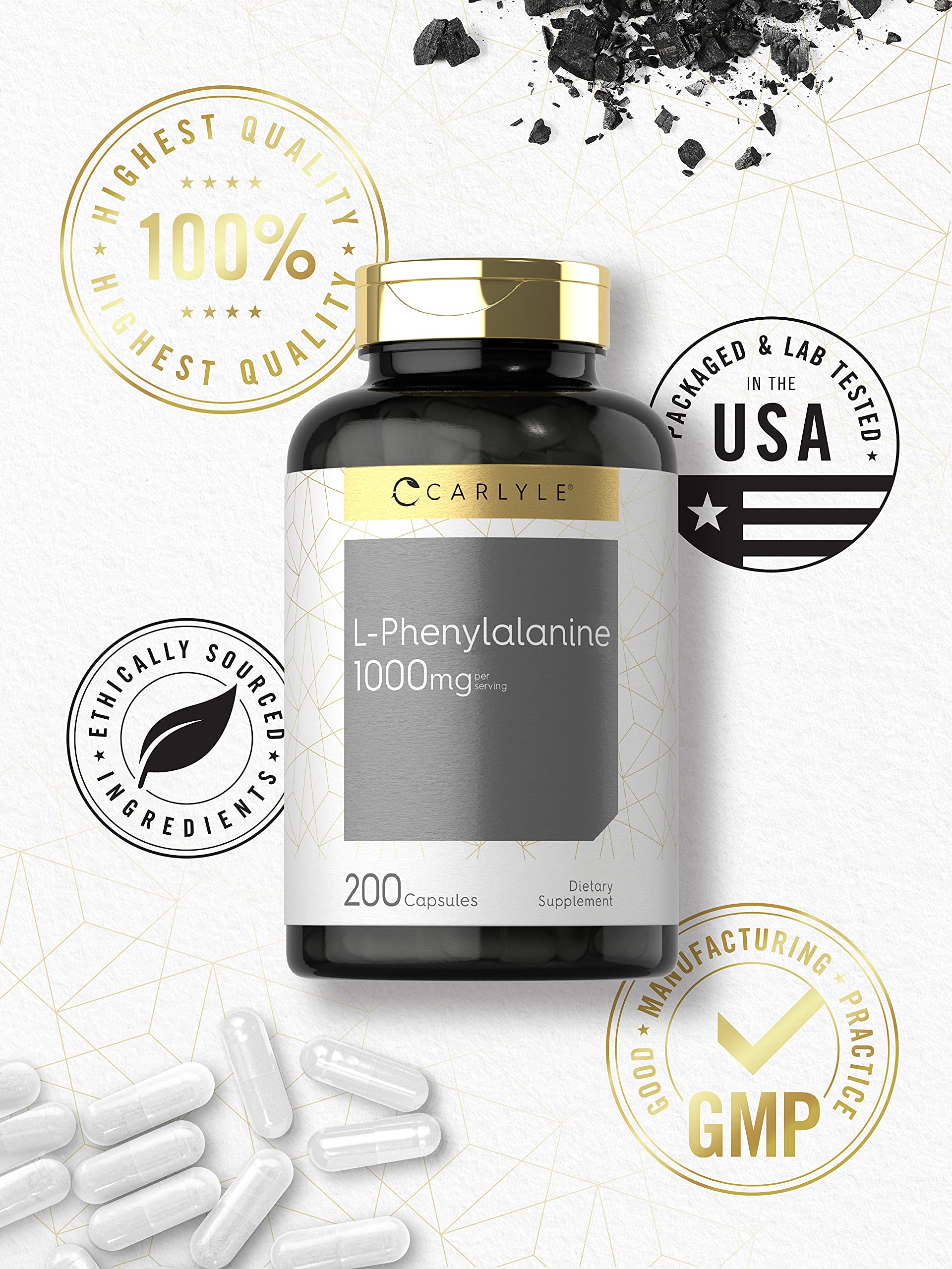 Label showing non-GMO and gluten-free claims