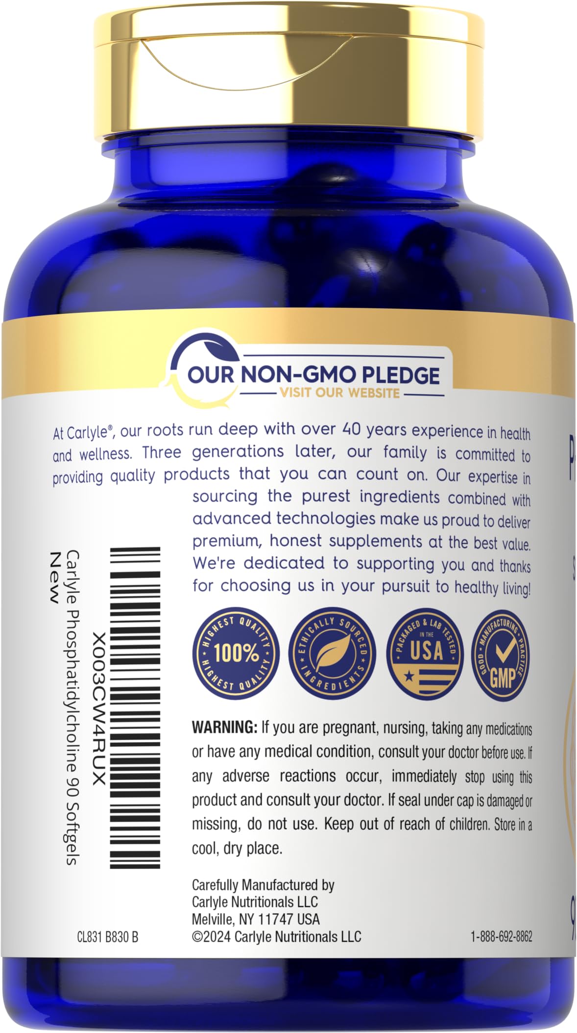 Close-up of quick release softgel capsules