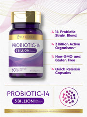 Laboratory tested Carlyle Probiotic with 14 strains