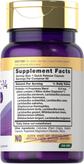 Close-up of Carlyle Probiotic capsules showing quick-release formula