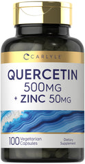 Carlyle Quercetin 500mg capsules bottle – 100 count