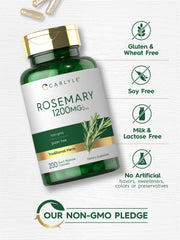 Non-GMO and gluten-free rosemary capsules