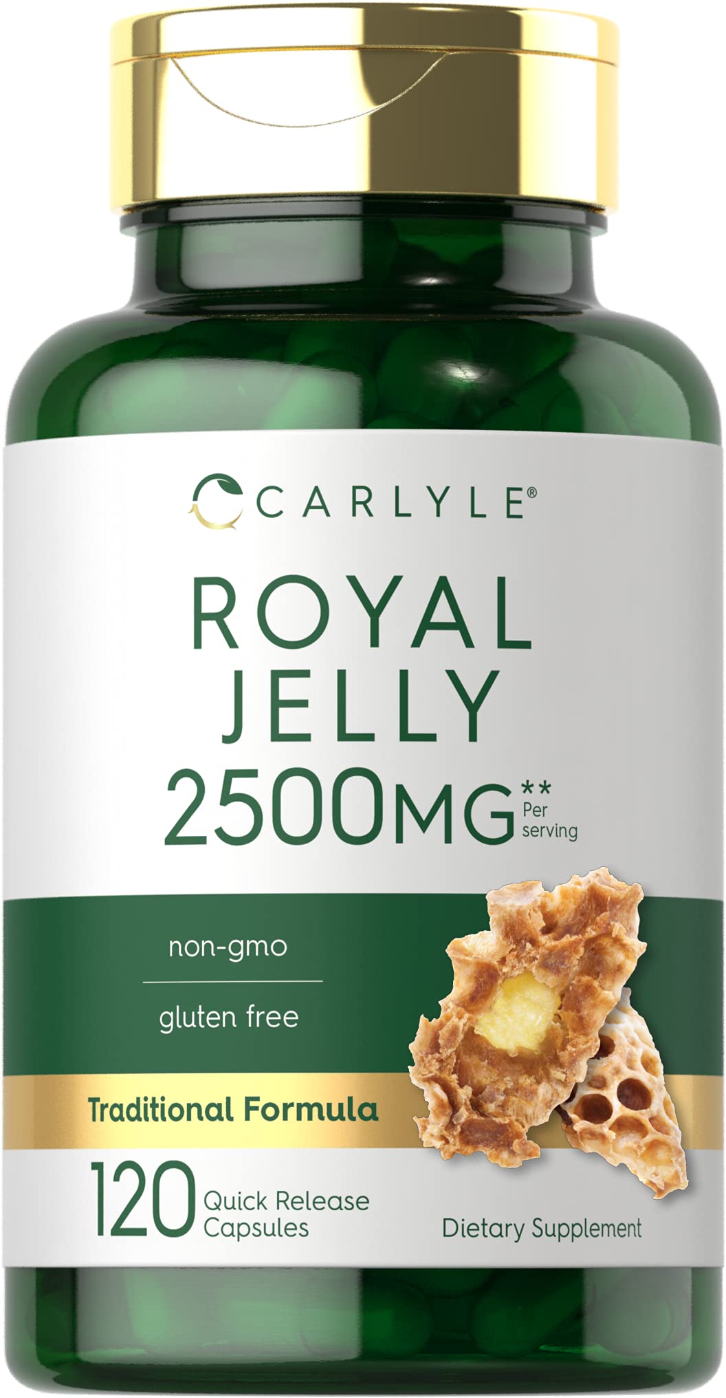 Carlyle Royal Jelly Capsule bottle front view