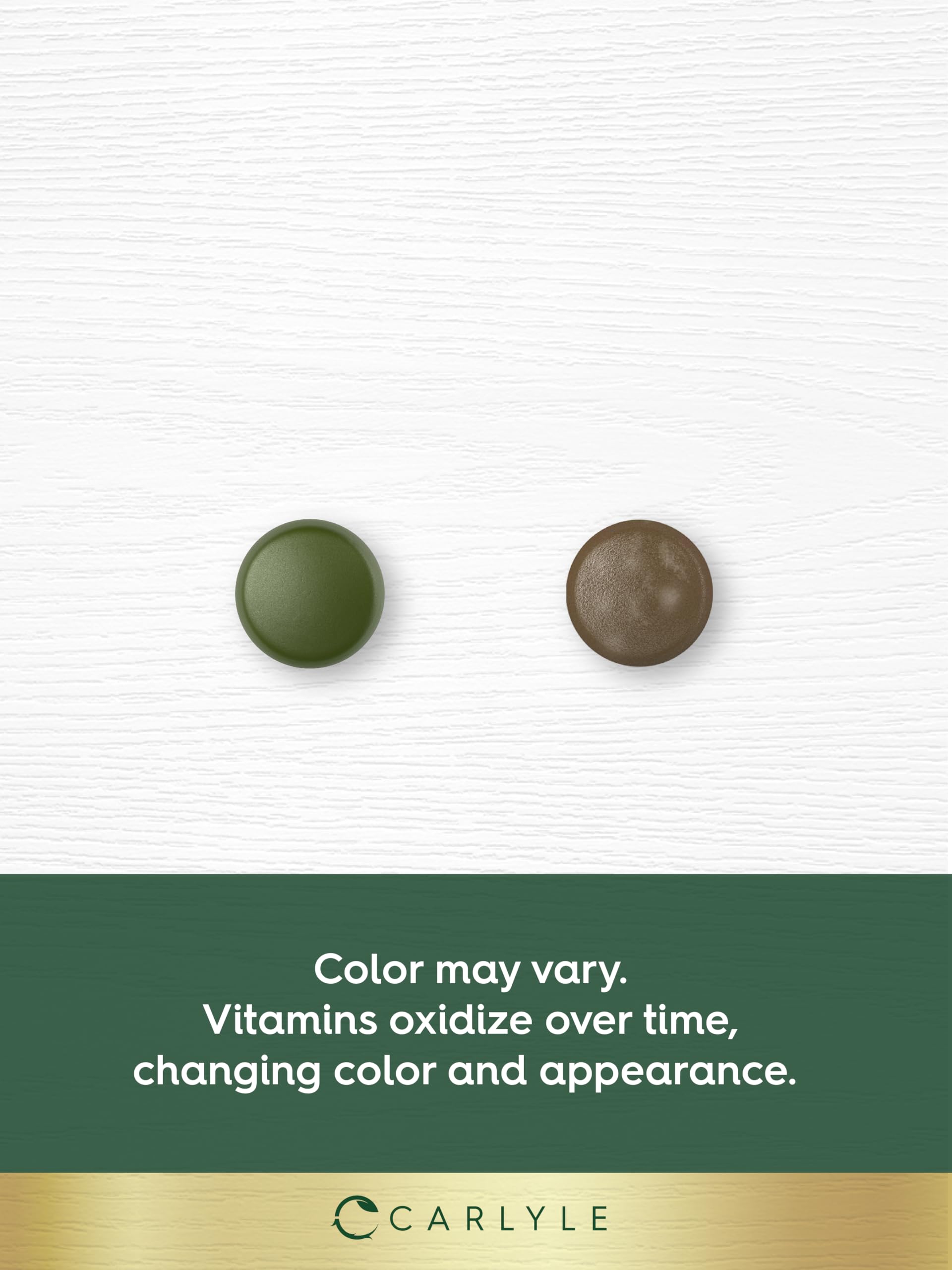 Front packaging of Carlyle Supergreens Gummies 50-count bottle