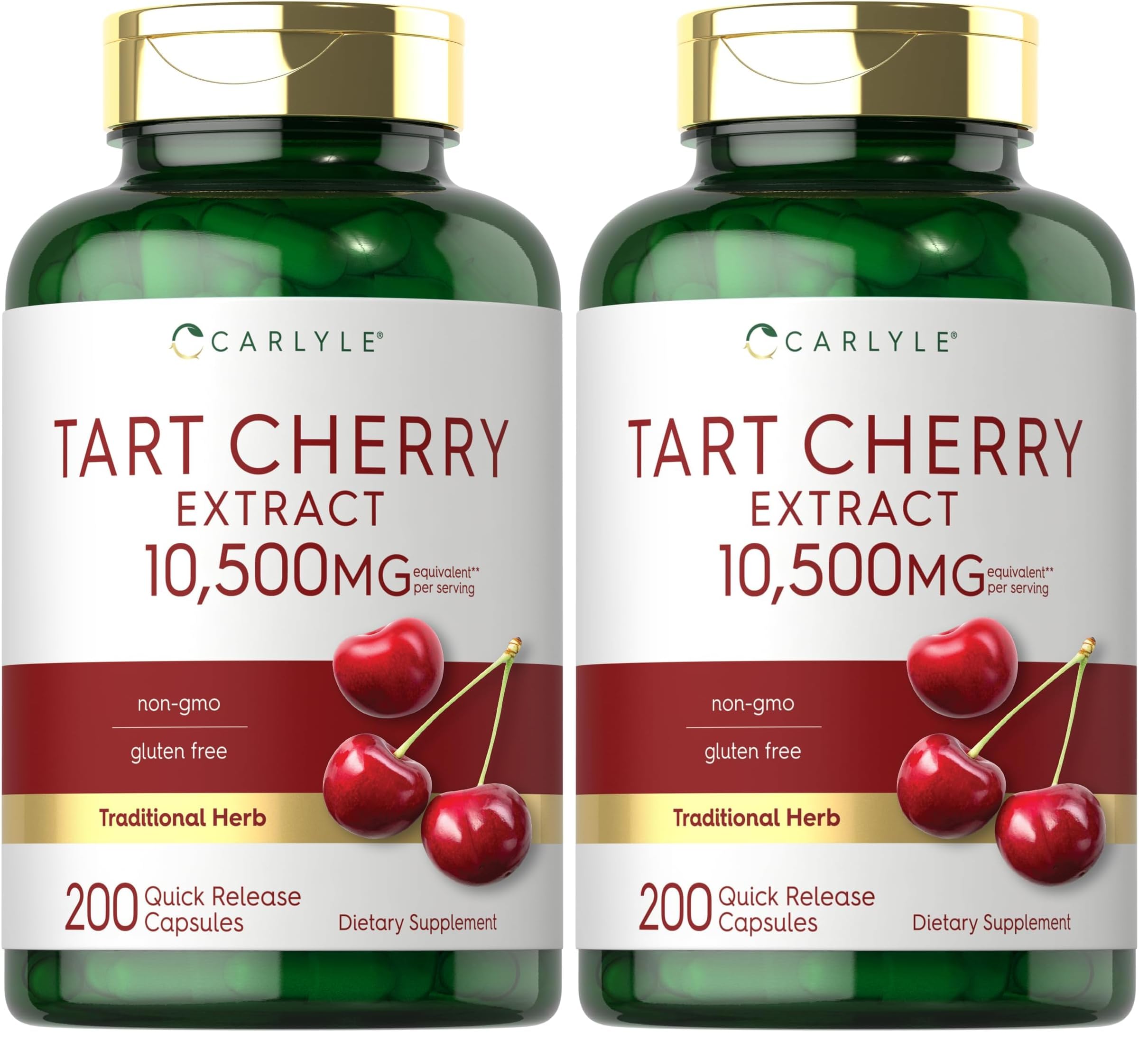 Carlyle Tart Cherry Capsules 2-pack packaging front view