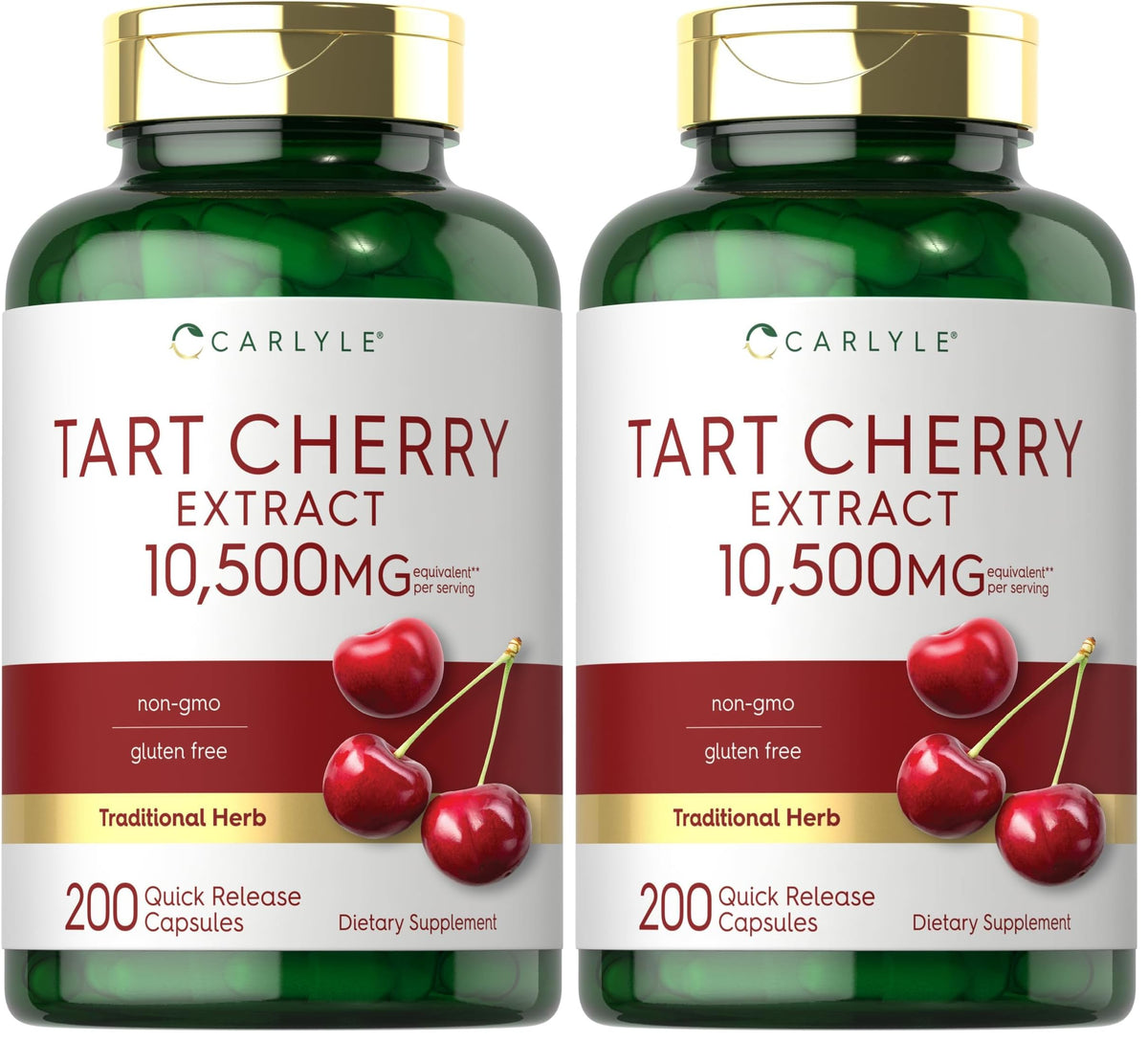 Carlyle Tart Cherry Capsules 2-pack packaging front view