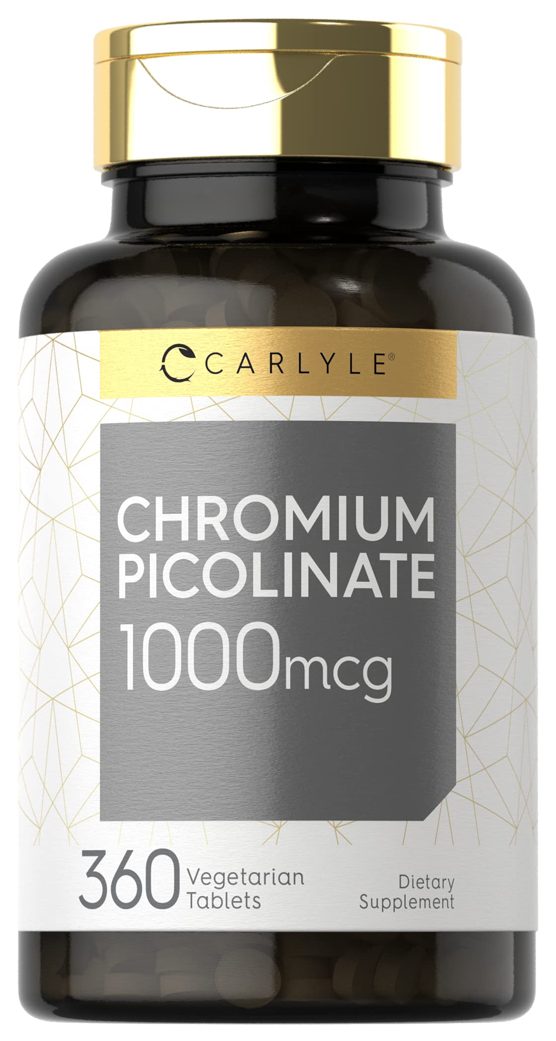 Carlyle Ultra Chromium Picolinate 1000 mcg bottle front view