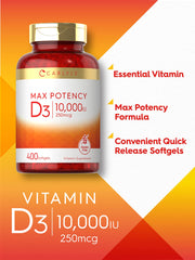 Carlyle Vitamin D3 10,000 IU packaging image