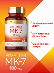 Softgel capsules of Vitamin K2 MK7