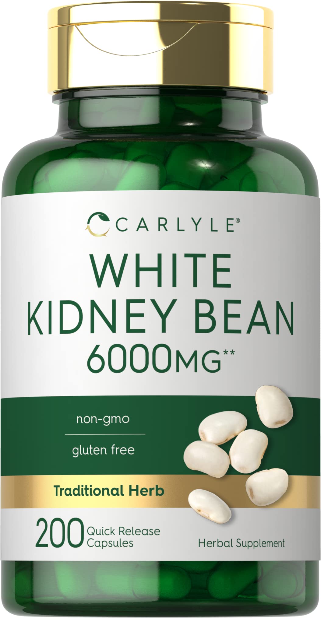 Carlyle White Kidney Bean 6000mg capsules bottle