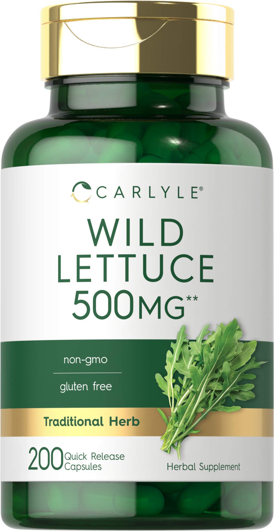 Carlyle Wild Lettuce Extract 500mg bottle