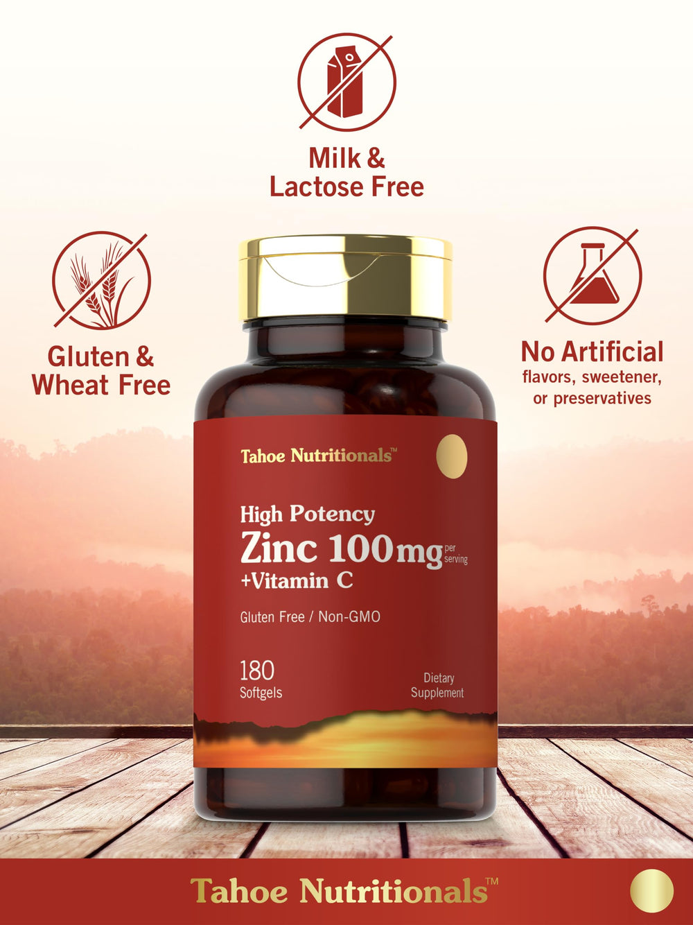 Gluten-free and non-GMO certification icons