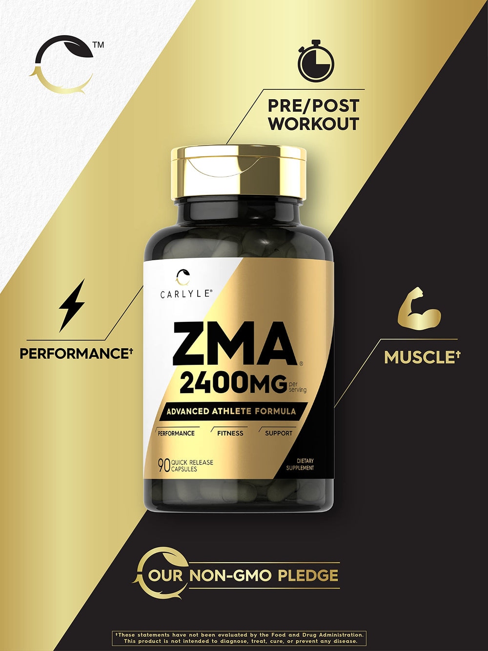 Close-up of Carlyle ZMA quick-release capsules