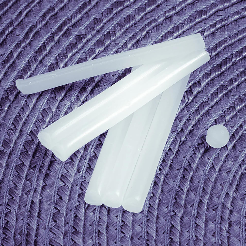 Tearing off a wax strip from the pack