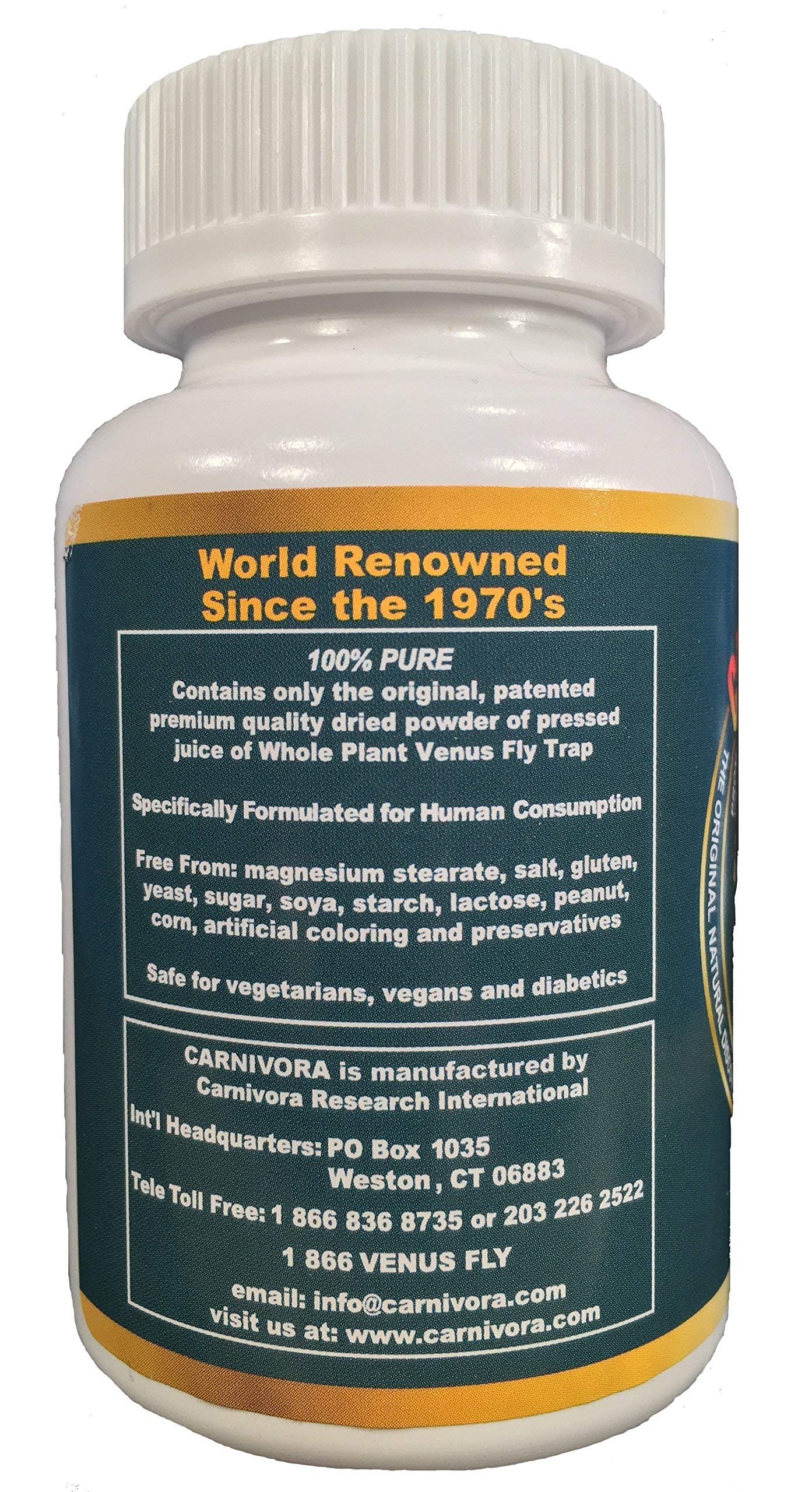 Back label with allergen and ingredient details