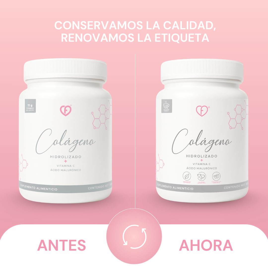 Caro Fit collagen powder with hyaluronic acid 500 g label
