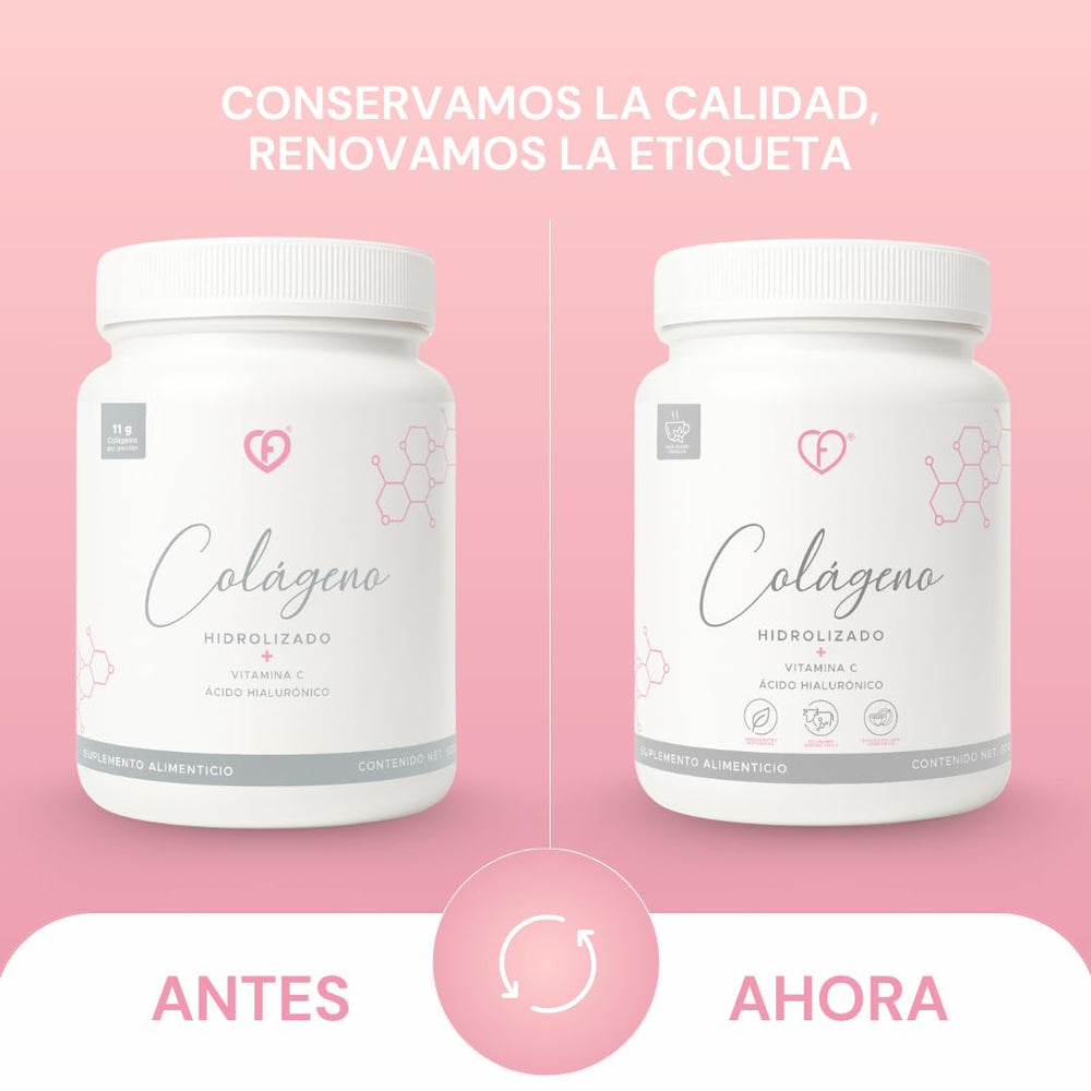 Caro Fit collagen powder with hyaluronic acid 500 g label