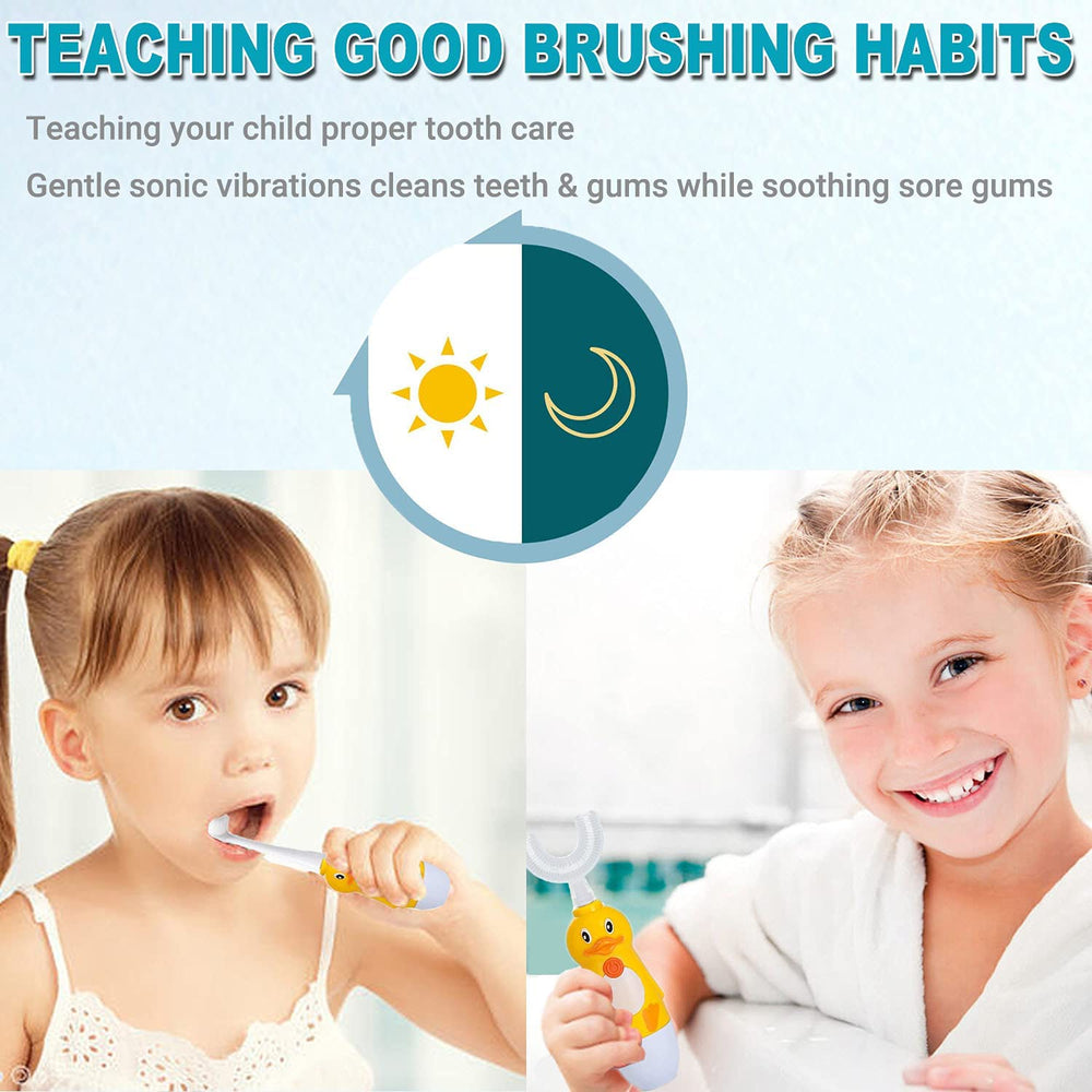 Battery-operated toothbrush with on/off button