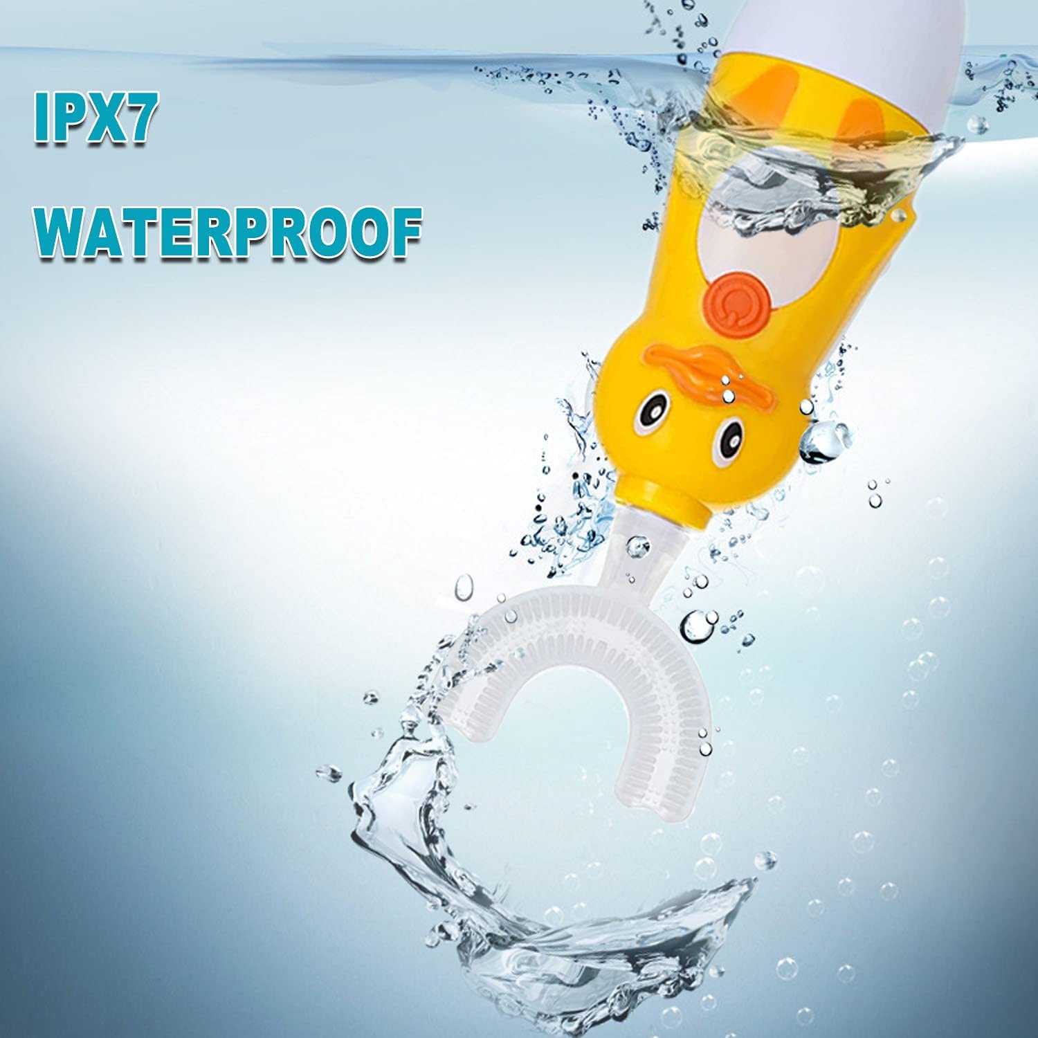 IPX7 waterproof design illustration