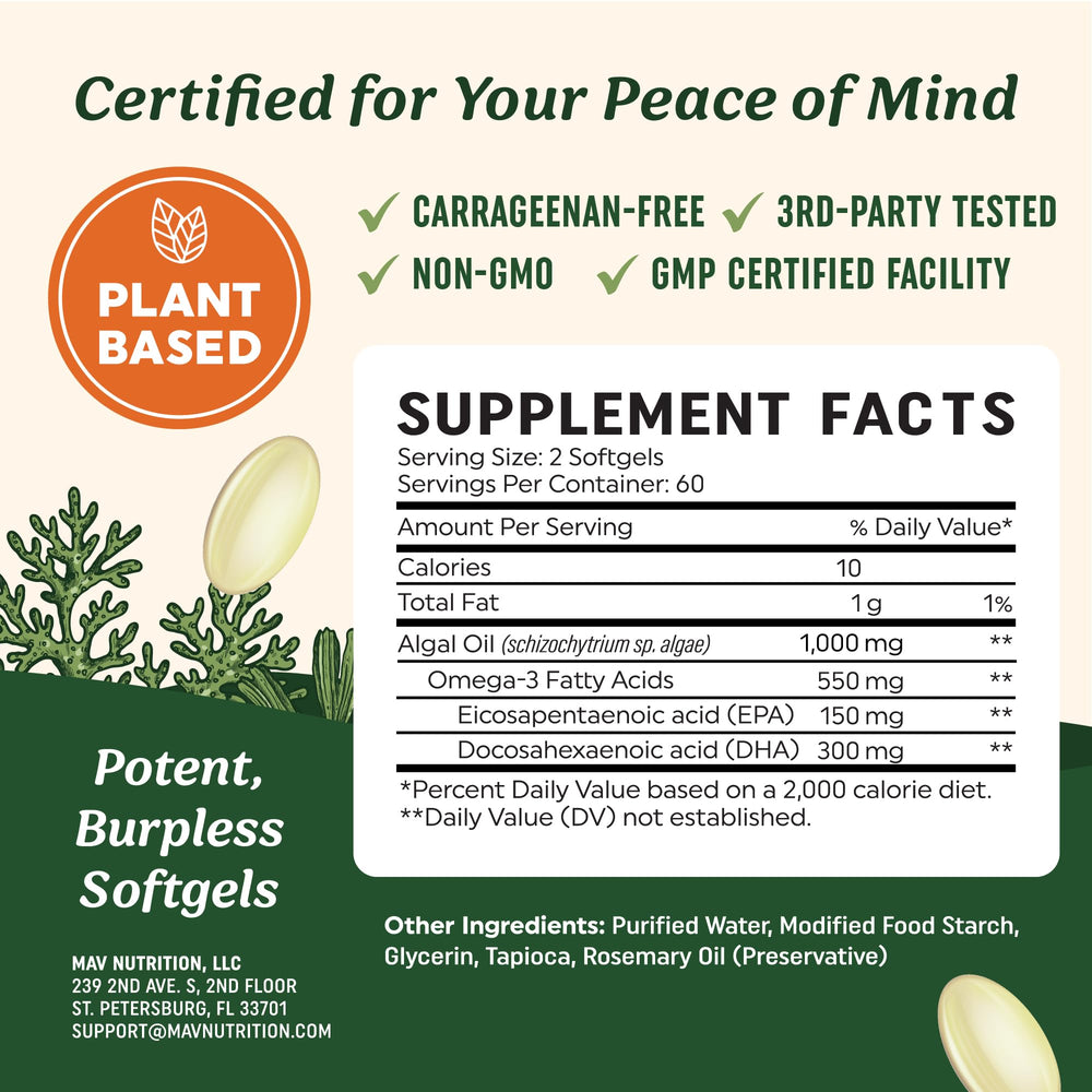 Carrageenan-free label on packaging