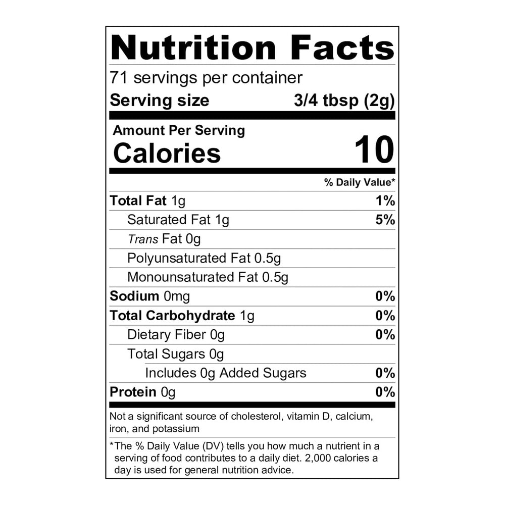 Measuring 1 tablespoon of MCT Oil Powder