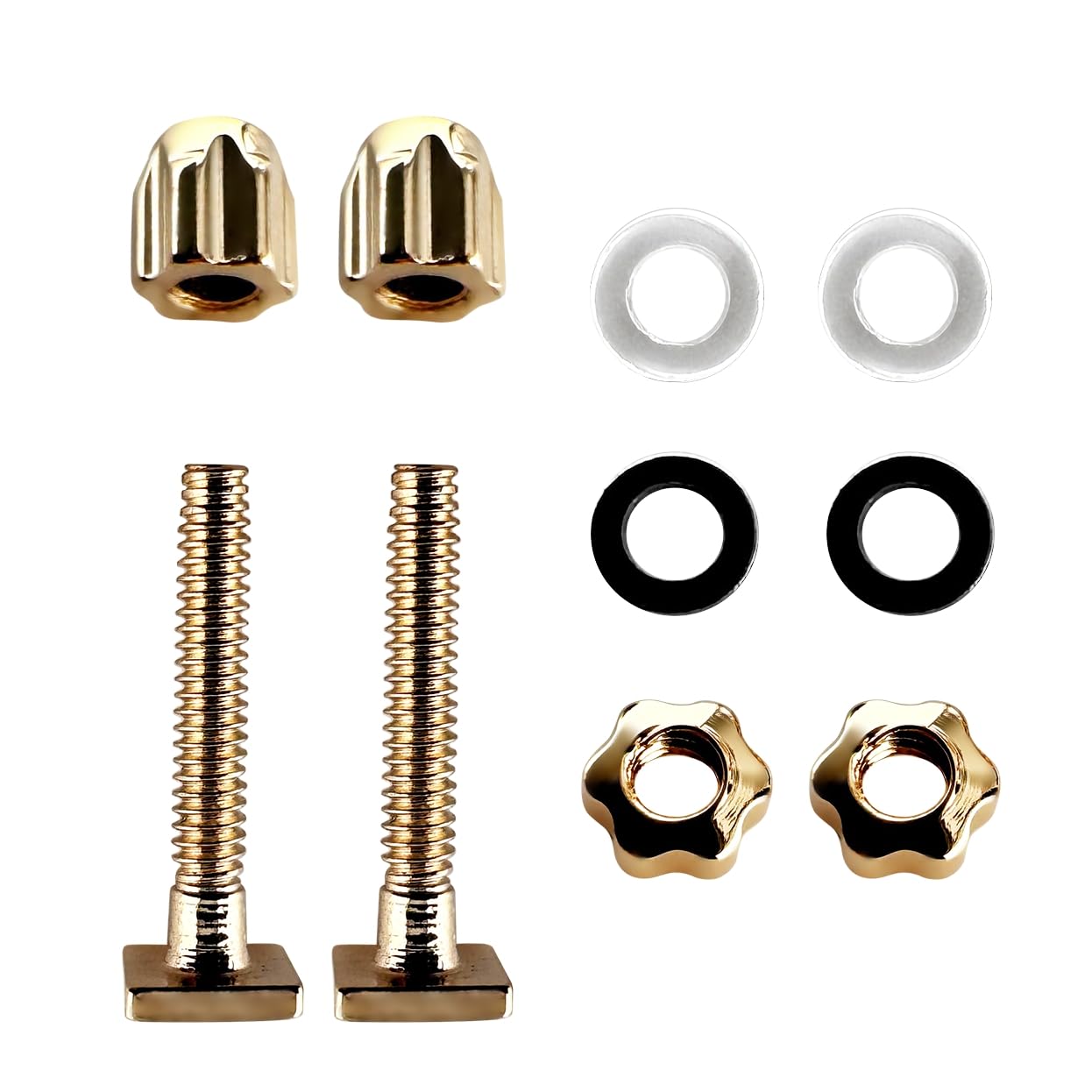Two-piece replacement screw repair kit for Cartier rimless sunglasses