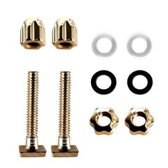Two-piece replacement screw repair kit for Cartier rimless sunglasses