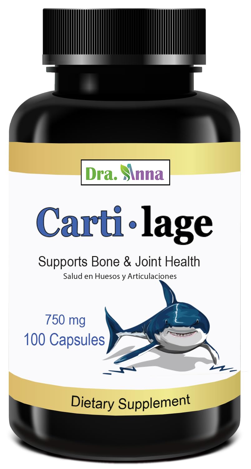 Bottle front view of Cartilage-age 750 mg 100 capsules