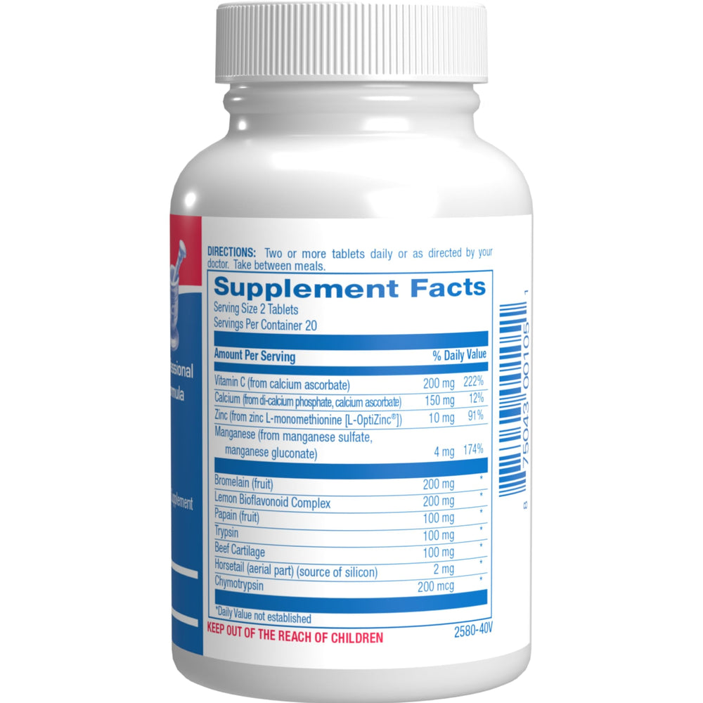 Professional formula and reparative enzymes graphic