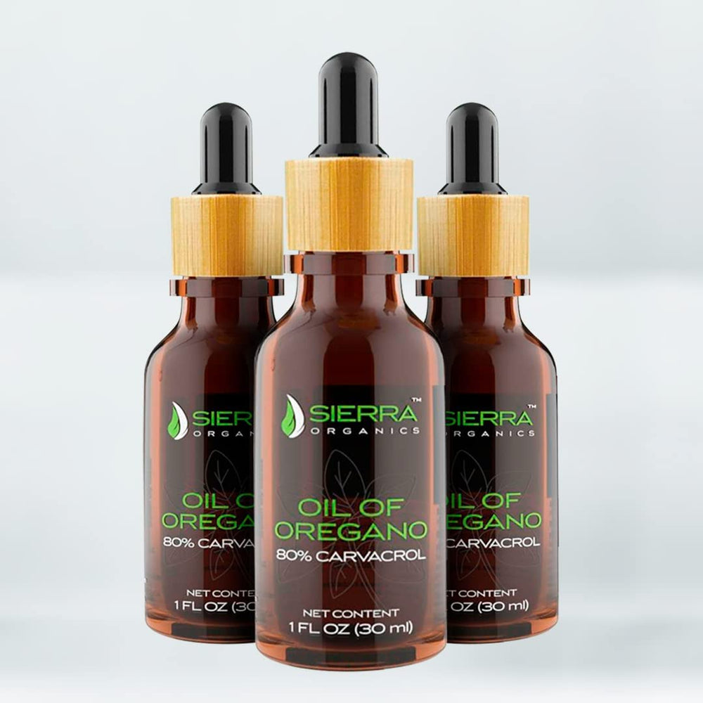 Label highlighting 80% carvacrol potency