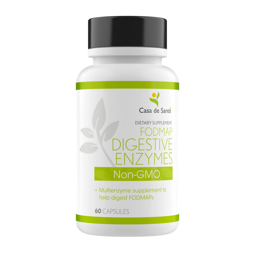 Casa de Sante FODMAP Digestive Enzymes bottle label