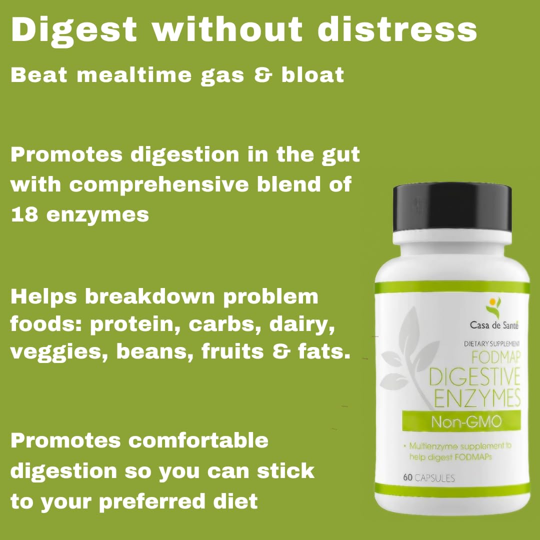 Vegan, non-GMO digestive enzyme capsules