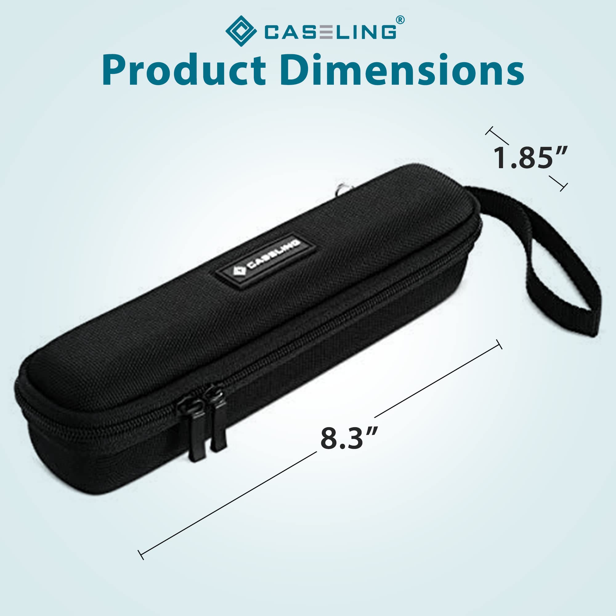 Inside view with compartments for toothbrush body and head