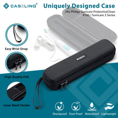 Waterproof and shockproof hard shell Caseling travel case for Philips Sonicare