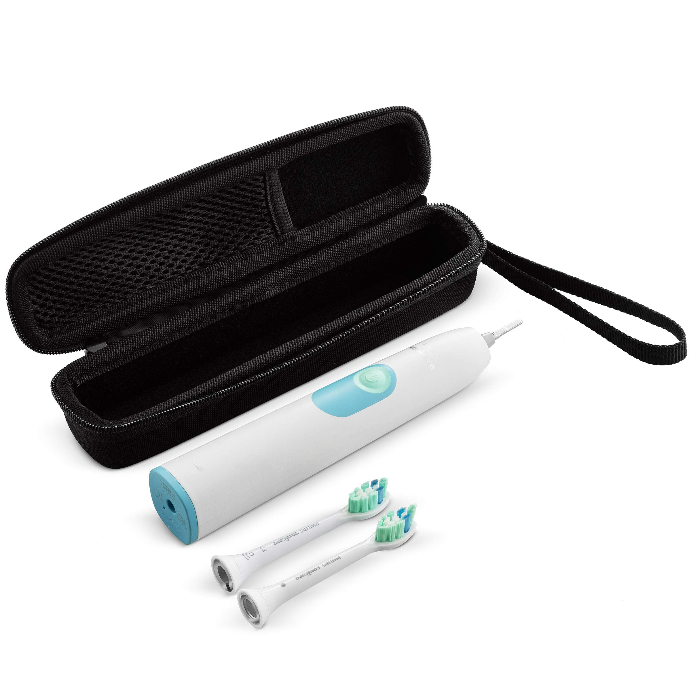 Wrist strap attached for comfortable carrying