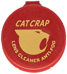 Eyewear and goggles displaying Cat Crap anti-fog protection