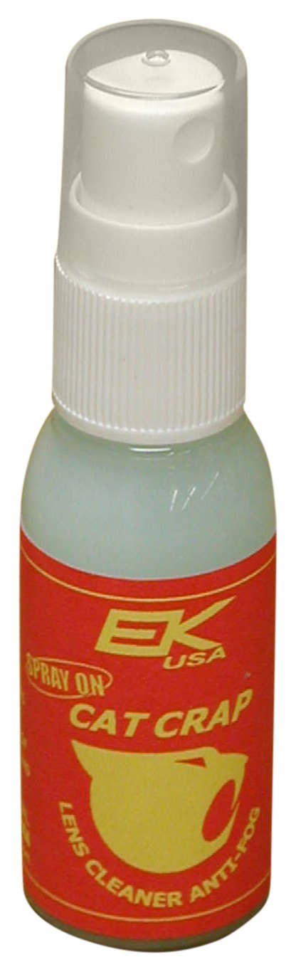 Cat Crap Anti-Fog Spray 1 oz bottle for eyeglasses, sunglasses, and other optics