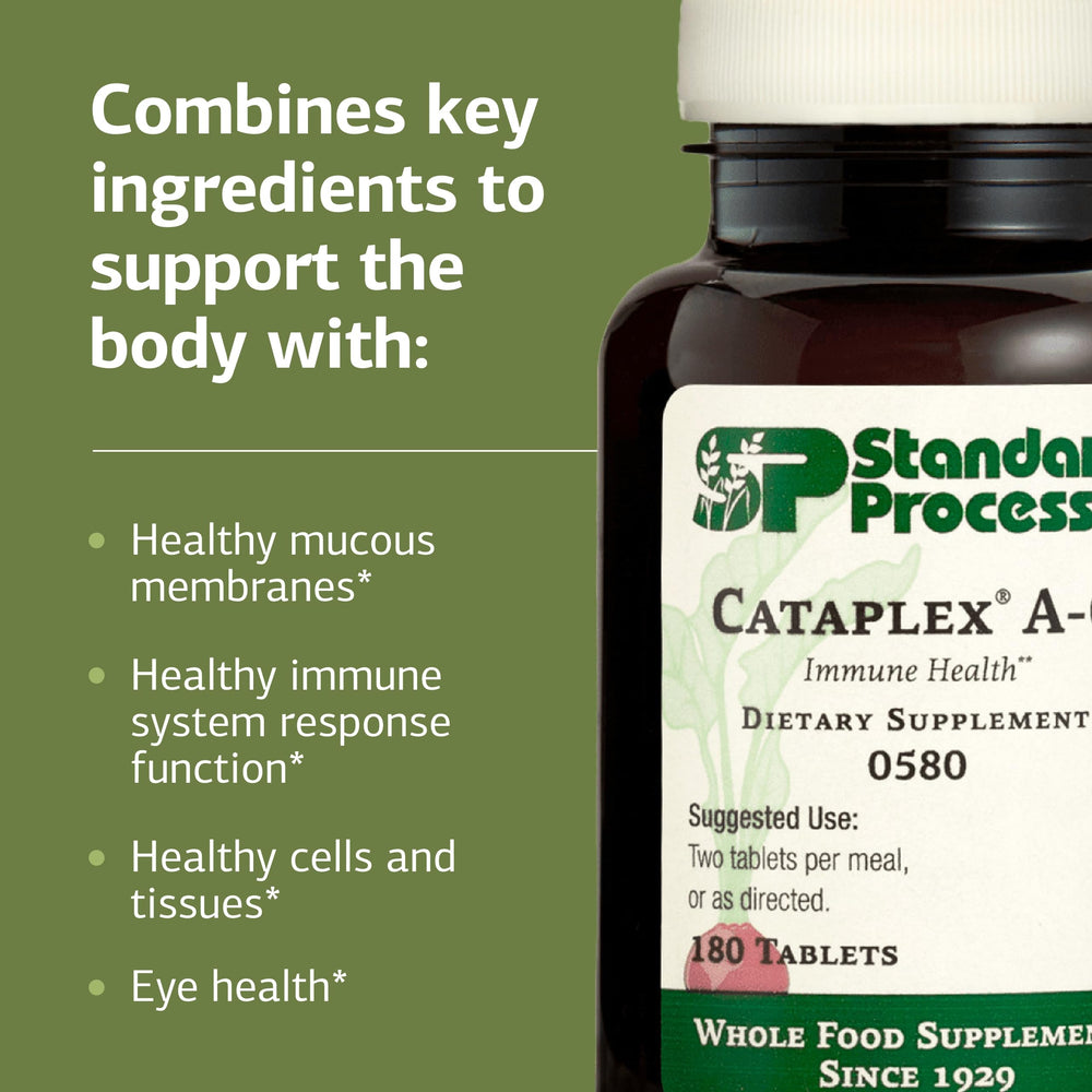 Graphic highlighting key ingredients: Echinacea, Vitamin A, Vitamin C