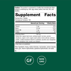 Front view of Cataplex B-GF bottle