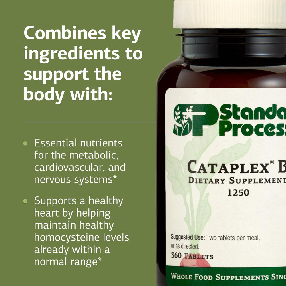 Cataplex B supplement close-up with capsules