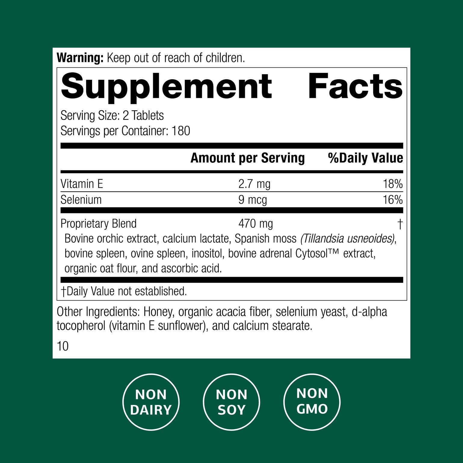 Close-up of Cataplex E2 capsules highlighting antioxidant nutrients