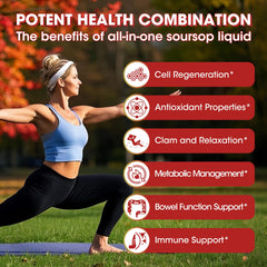 Liquid drops with black pepper for enhanced absorption