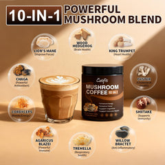 Cordyceps mushroom featured in the 10-mushroom blend