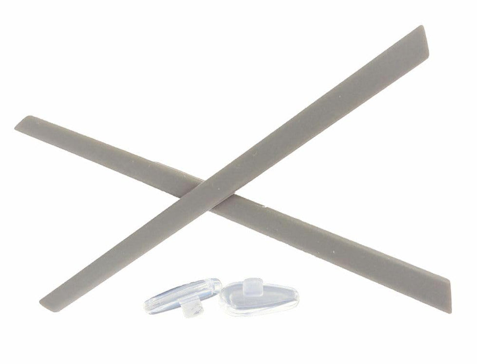 Caulo replacement ear socks sleeves in grey with nose pads for Oakley sunglasses