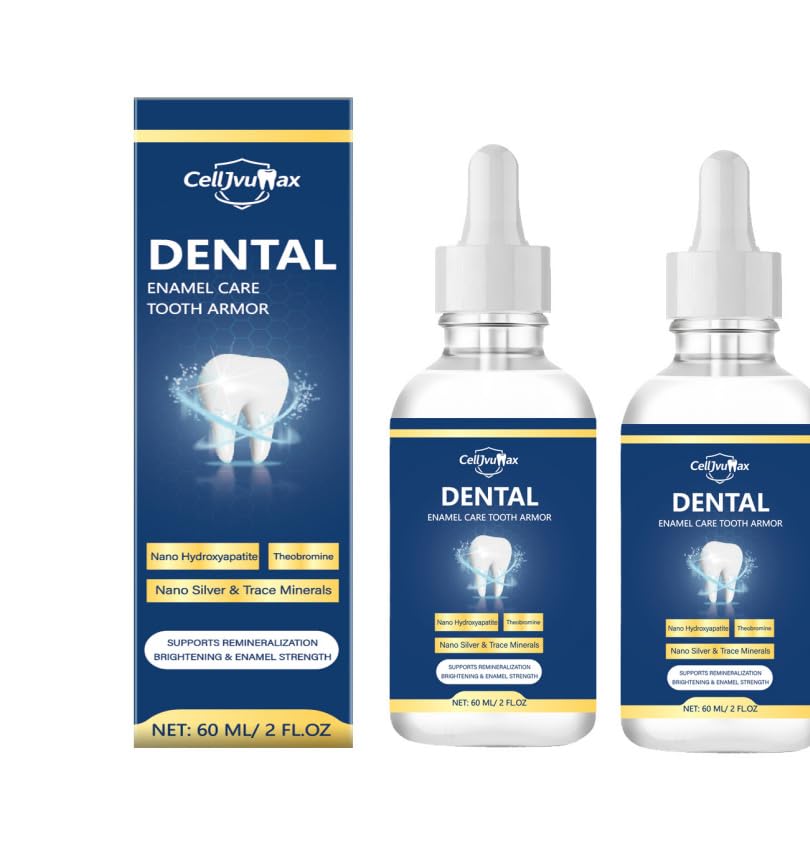Cavity Healing Tooth Armor – Transparent enamel strengthening formula with hydroxyapatite (2 pack)