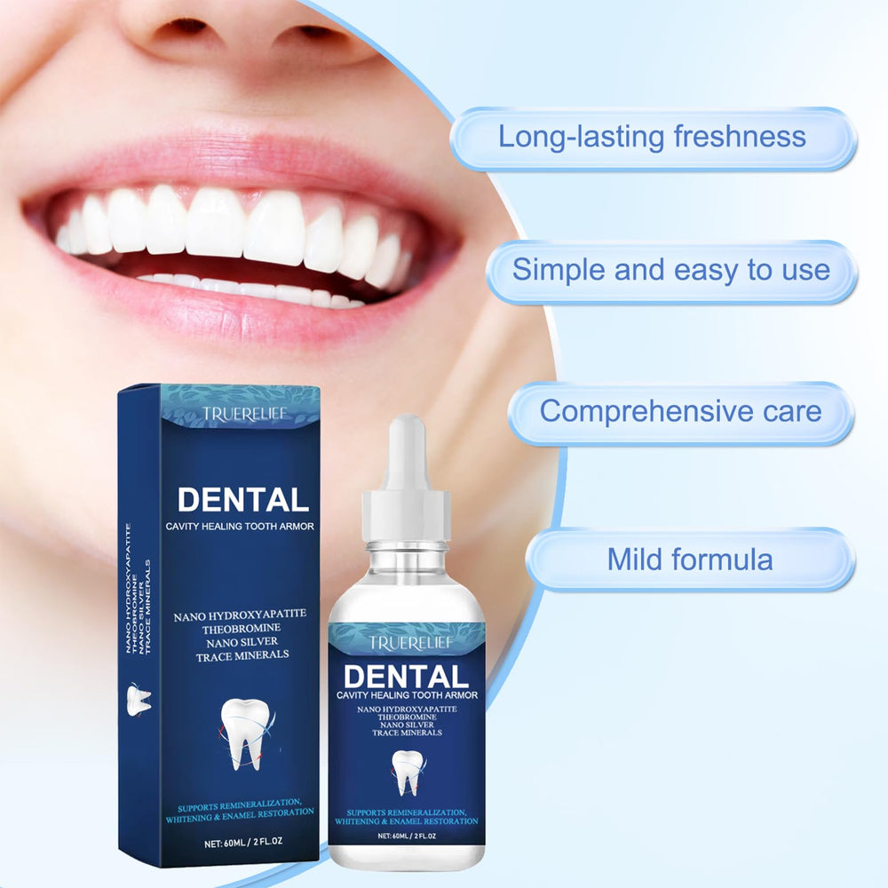 Tooth Armor Liquid bottle with product label