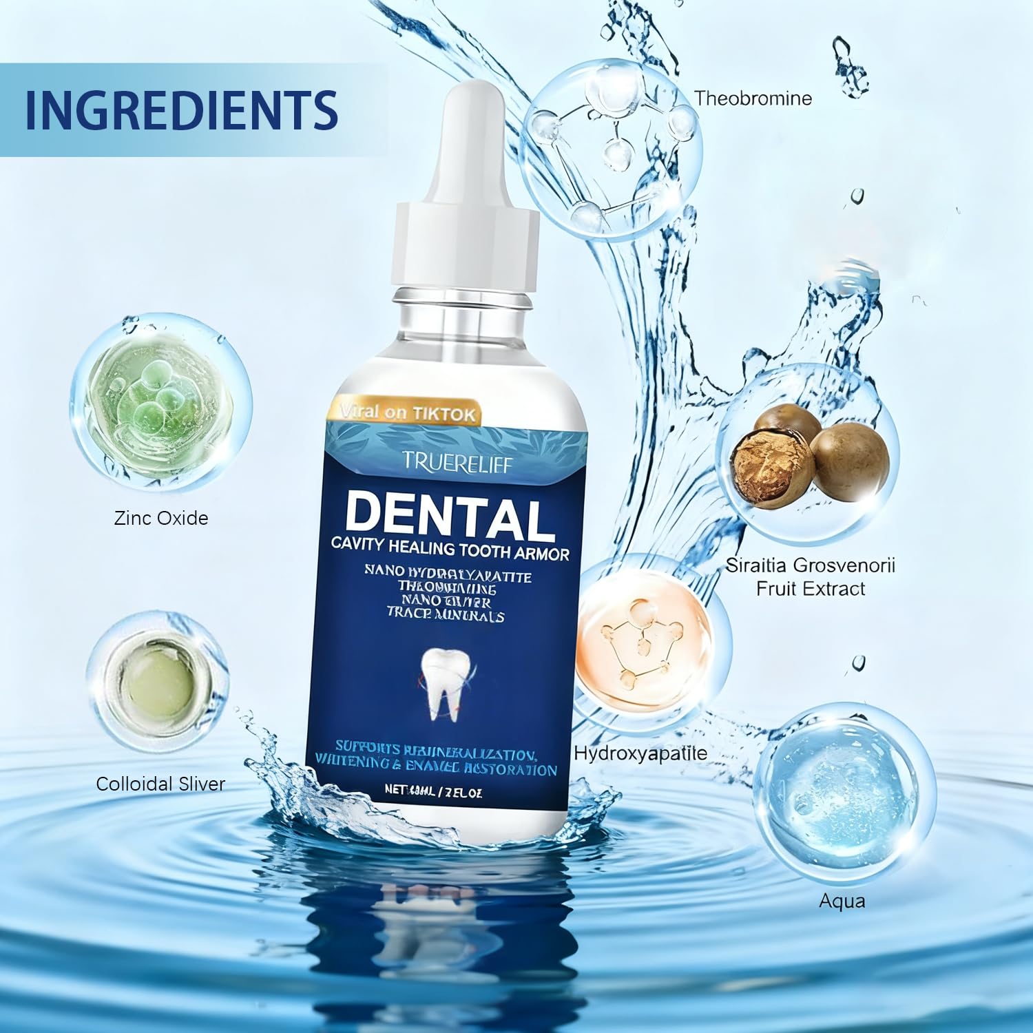 Gum health support with daily oral care solution imagery