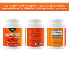 Close-up of Sunfiber as a soluble guar fiber prebiotic