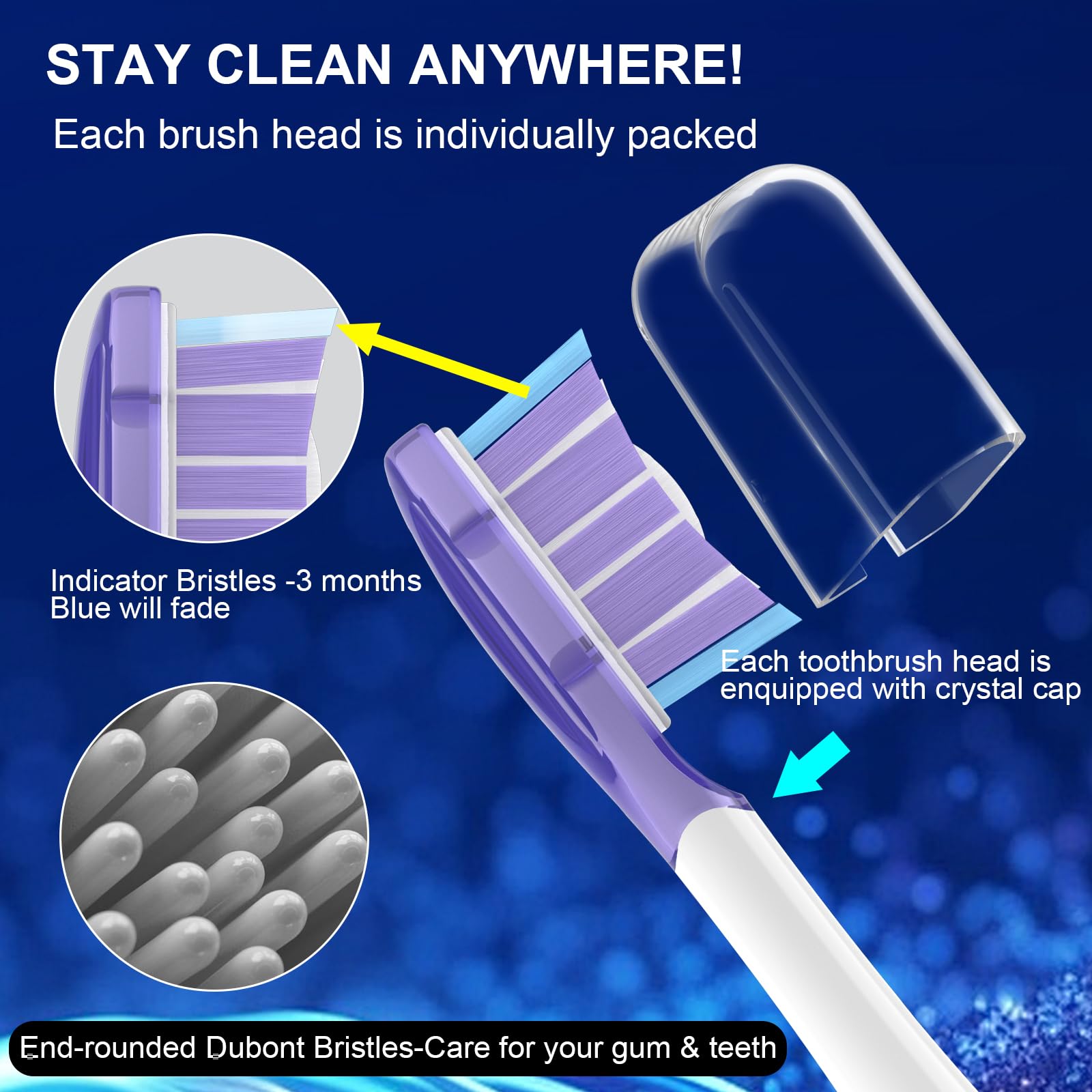 Sonicare A3 G3 W3 C3 C2 compatibility with Cavzru heads